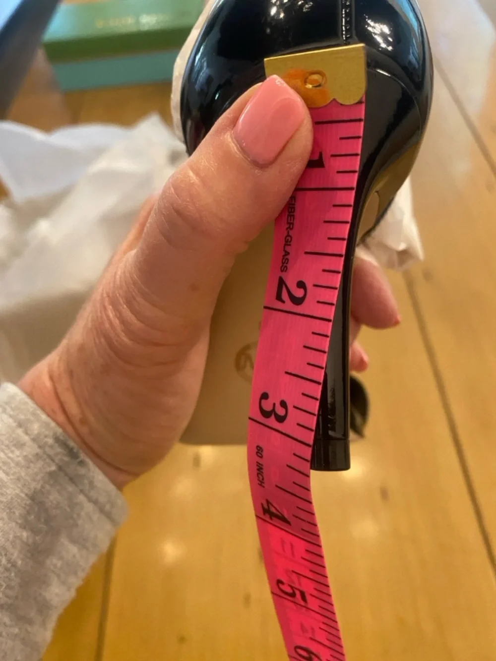 Michael Kors Women  Black Patent Ankle Strap Simone Mid Heel Stiletto New Size 9 - Picture 9 of 10